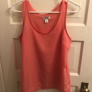 S Oversized Old Navy Salmon Tank Top